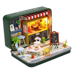 Nhà búp bê lắp ghép bằng gỗ BỘ Series 3 mẫu mini xinh xắn