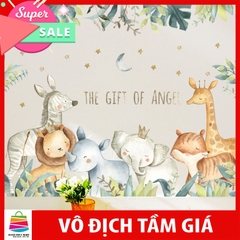 Sticker Giấy Dán Tường Decal Dán tường Mẫu Sở thú ZH023