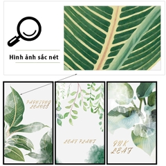 Decal dán tường Sticker dán tường in chất lượng cao có keo mặt sau mẫu hoa lá phong cách ZH46
