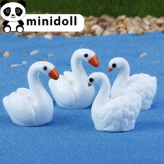 Charm Slime squishy Combo 05 Mô hình Con Thiên Nga trang trí tiểu cảnh minidoll