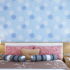10M Giấy dán tường ko cần thêm keo có keo hoa tiet xanh- khổ 45 cm hpmwallpaper