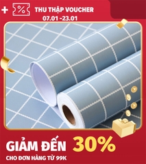 Giấy dán tường kẻ ô phong cách sang trọng Hàn Quốc Khổ 5M HPMWallpaper. Độ bền cao keo bám chắc tuổi thọ giấy lâu.