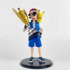 Mô hình Pokémon Satoshi và Pikachu chiến thằng giải, Figure Pokémon đồ chơi toys