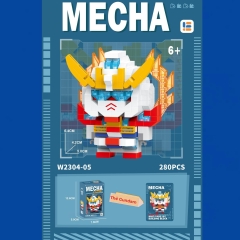 Đồ chơi xếp hình lắp ghép Gundam siêu đang yêu với 12 loại khác nhau, chất liệu nhựa ABS siêu nét, đồ chơi toy lắp ráp