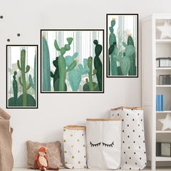 Decal dán tường Sticker dán tường in chất lượng cao có keo mặt sau mẫu hoa lá phong cách Vintage H47
