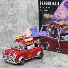 Mô Hình DragonBall Satan lái oto chở Majin buu - Cao 12cm - rộng 9,5cm , nặng 500gram - Figure DragonBall - Có Hộp màu