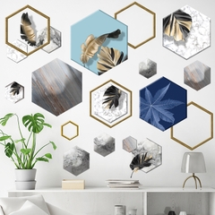 Decal dán tường Sticker dán tường in chất lượng cao có keo mặt sau mẫu Phong cách vintage ZH51