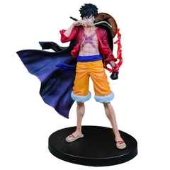 Mô Hình OnePiece Luffy Áo choàng tay có haki vũ trang cao 17 cm - Figure One Piece có hộp màu