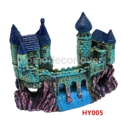 Trang trí bể cá, hồ cá, tiểu cảnh Mô Hình Lâu Đài TS09