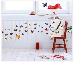 Decal dán tường đàn bướm AY1043A framedecals