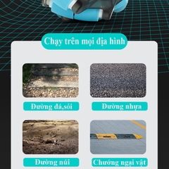 Xe ô tô địa hình điều khiển từ xa bằng cử động tay và tay cầm xoay 360 độ có nhạc và đèn và phun khói cao cấp