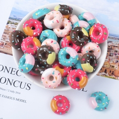 Combo 2 Charm Slime Squishy Bánh Donut nhiều màu