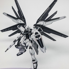 Mô hình lắp ráp Robot Gun-dam HG 1/144 Freedom (Đen)  đồ chơi Toy (Tặng Base)