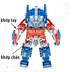 Đồ chơi lắp ghép mẫu Robot Supper Warrior với hơn 500 chi tiết chất liệu nhựa ABS cao cấp