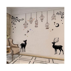 [Size lớn ]Decal dán tường Nice Place SK9088-SK9081 framedecals