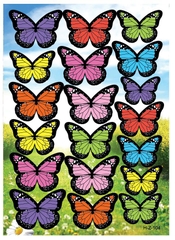 Sticker trang tri đàn bướm H-Z-104 framedecals