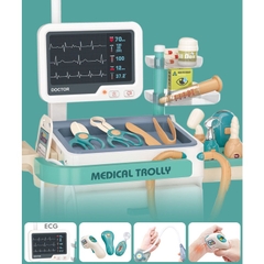 Bộ đồ chơi bé làm bác sĩ Đồ chơi bác sĩ chât liệu nhựa ABS cao cấp Mẫu mới 2023