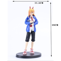 Mô Hình Chainsaw Man Thợ Săn Quỷ, Người lưỡi cưa , Quỷ Cưa trạng thái chiến đấu cực ngầu .Cao 19cm . Figure Chainsaw Man