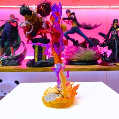 Mô hình đồ chơi - Luffy Gear 5 Nika đỏ bản có vũ khí cầm tay có base đẹp cao 20 cm - OnePiece