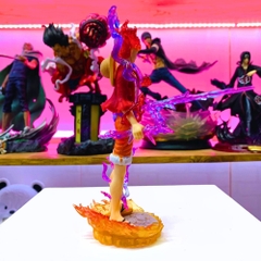 Mô hình đồ chơi - Luffy Gear 5 Nika đỏ bản có vũ khí cầm tay có base đẹp cao 20 cm - OnePiece