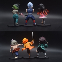 Mô hình Tanjirou, Nezuko, Zenitsu, Inosuke, Uzui,thượng huyền lục Guytaro cao 14cm Figure Kimetsu No Yaiba