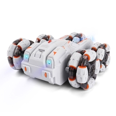 Xe ô tô địa hình điều khiển từ xa bằng xoay 360 độ biến hình thành 5 kiểu khác nhau, duy chuyển độc đáo