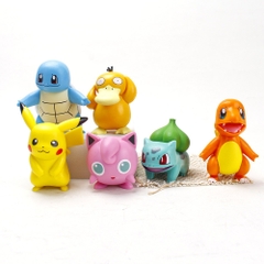 Combo 6 Mô hình Pokemon siêu cute chất liệu nhựa ABS
