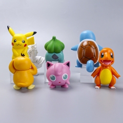 Combo 6 Mô hình Pokemon siêu cute chất liệu nhựa ABS