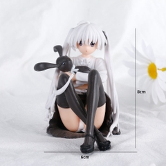Mô Hình Nhân Vật Sora Kasugano trong amime Yosuga No Sora, Figure Sora Kasagano dáng ngồi, trang trí phòng, xe ô tô  Toy