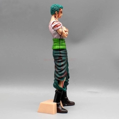 Mô Hình OnePiece Zoro đẫm máu - Cao 29cm - nặng 430gram + Có Box + phụ kiện có 2 đầu thay thế + 1 đế kẹp chân - Figure