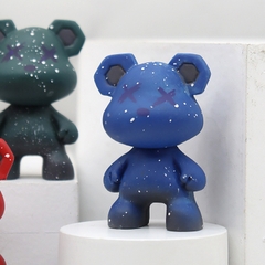 Mô hình Bear Brick Gấu Kaws xinh xắn trang trí bàn học bàn làm việc trang trí ô tô nhiều màu 3.5 cm
