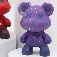 Mô hình Bear Brick Gấu Kaws xinh xắn trang trí bàn học bàn làm việc trang trí ô tô nhiều màu 3.5 cm