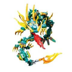 [530 Chi tiết] Đồ chơi lắp ráp ROBOT kết hợp với Dragon ( có thể ráp rời ) chất liệu nhựa ABS cao cấp