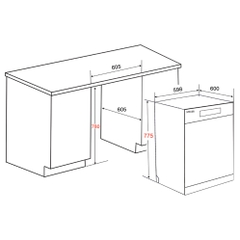 MÁY RỬA BÁT SPELIER SP 13 DW
