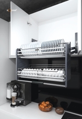 GIÁ CHÉN BÁT NÂNG HẠ 2 TẦNG, INOX MỜ