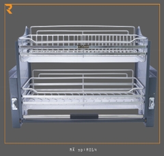 GIÁ CHÉN BÁT NÂNG HẠ 2 TẦNG, INOX MỜ