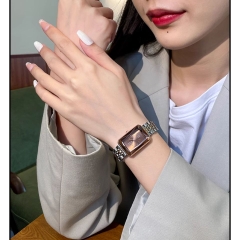 Đồng hồ cơ sang trọng nhẹ cho nữ 2025, thiết kế chính hãng cao cấp, mặt hình chử nhật TS105250
