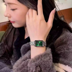 Đồng hồ cơ sang trọng nhẹ cho nữ 2025, thiết kế chính hãng cao cấp, mặt hình chử nhật TS105250