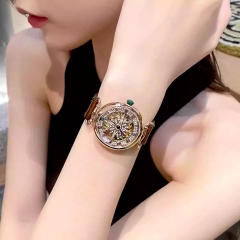 Đồng Hồ Pentagram Nữ Niche Light Sang Trọng, Mẫu Chính Hãng Camellia, Đồng Hồ Cơ Nữ Kim Cương Cao Cấp TS109250