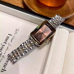 Đồng hồ cơ sang trọng nhẹ cho nữ 2025, thiết kế chính hãng cao cấp, mặt hình chử nhật TS105250