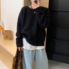 Áo len sweater tay dài màu trơn dể phối đồ xu hướng thu đông D420240