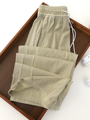 Quần Bò Tencel Nữ Ống Rộng Cạp Cao Dáng Suông - Chất Lyocell Mỏng Mát, Rũ Đẹp Tôn Dáng