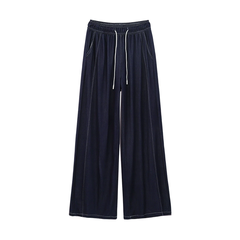 Quần Bò Tencel Nữ Ống Rộng Cạp Cao Dáng Suông - Chất Lyocell Mỏng Mát, Rũ Đẹp Tôn Dáng