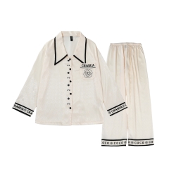 Đồ ngủ Pijama lụa cao cấp, sang trọng, thanh lịch, xuân thu DN417240