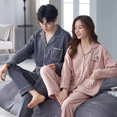 Set bộ đồ ngủ thun gân cao cấp thanh lịch sang trọng thu đông mới nhất D543240