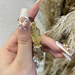 Vòng tay đá tự nhiên Aquamarine, Thạch Anh Xanh Bạc S925 Cao Cấp TS115240