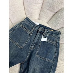 Quần jean cạp cao ống suông dáng dài ( có kèm lót nhung) QJ199240