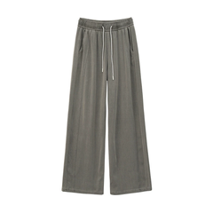 Quần Bò Tencel Nữ Ống Rộng Cạp Cao Dáng Suông - Chất Lyocell Mỏng Mát, Rũ Đẹp Tôn Dáng