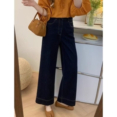 Quần jean ống rộng cạp cao thu đông phong cách QJ119240