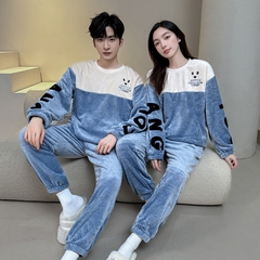 Set đồ nhung cao cấp đồ đôi dành cho mùa đông xu hướng D534240